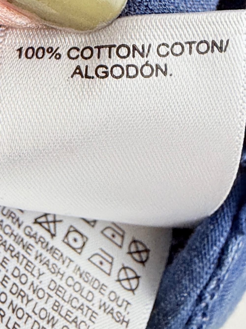 Lucky Brand Blue Embroidered Eyelet Cotton Boho Peasant Top feminine Coastal - Picture 8 of 8